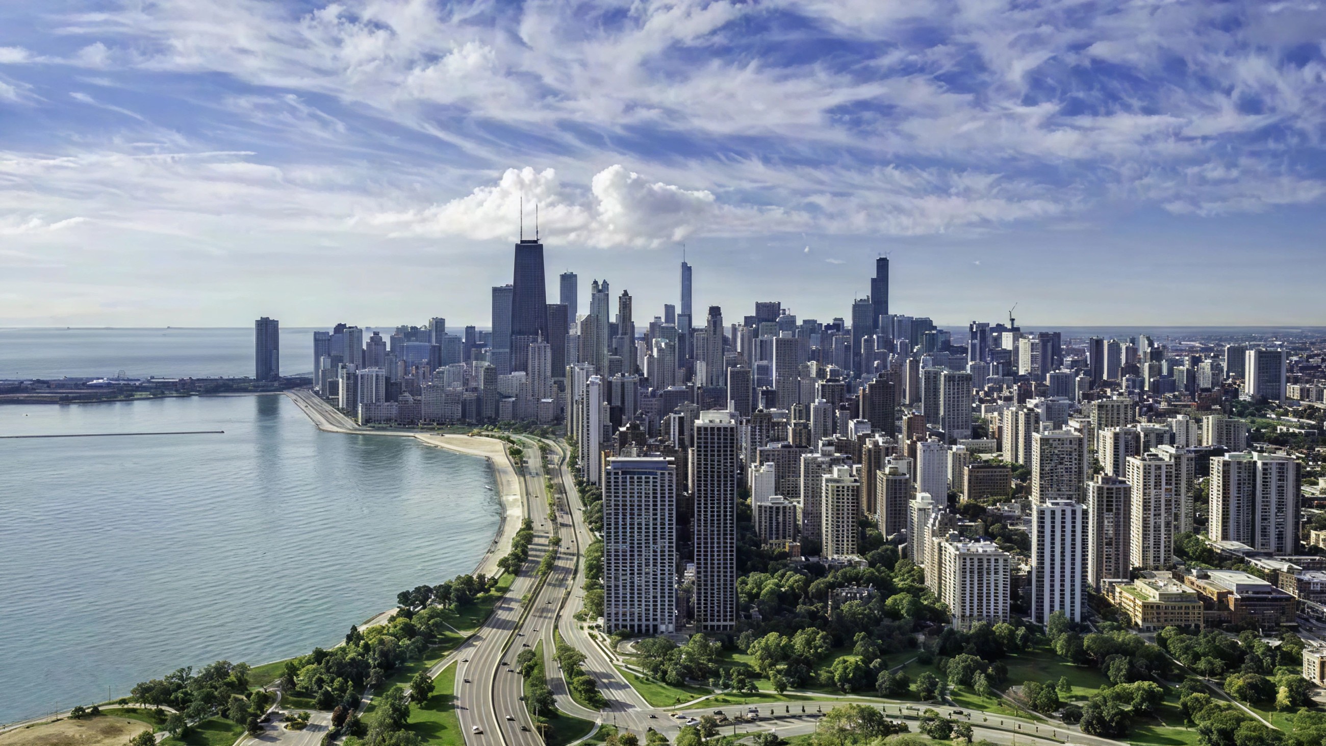 Aerial View Of Chicago