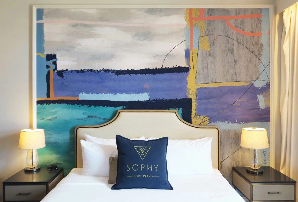 Sophy Hyde Park Blue Pillow
