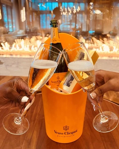 Cheers Veuve Cliquot