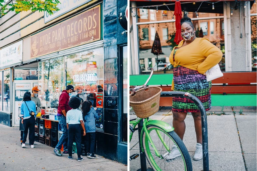 People On Hyde Park Street