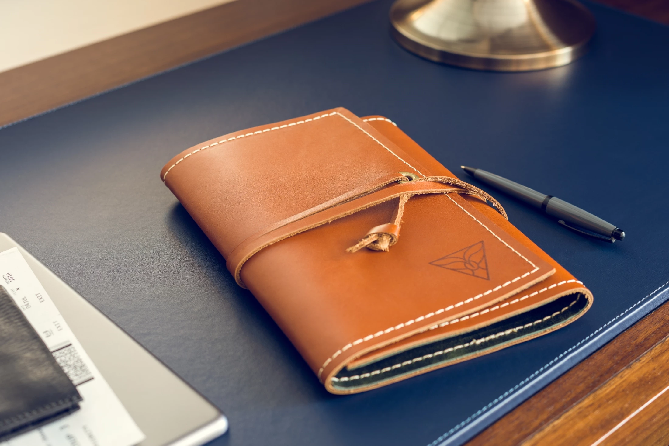 Leather Notebook with Sophy Hotel Logo